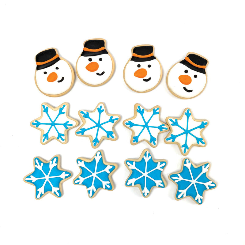 Snowy Days Festive Dog Biscuits 12pc