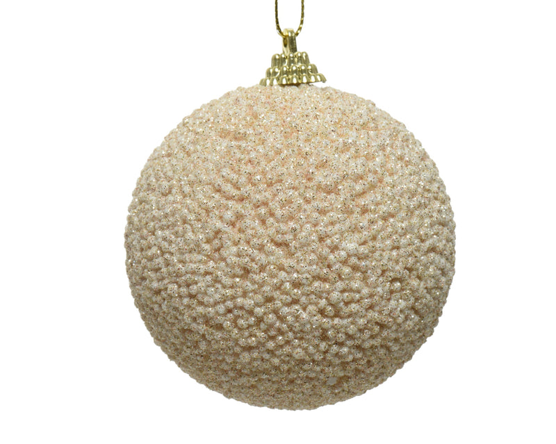 Pearl Round Bauble Made of Foam 10 cm