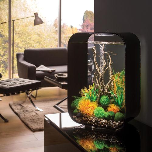biOrb Life Aquarium 45 Litre with Multi Colour LED Light-Remote Control Black