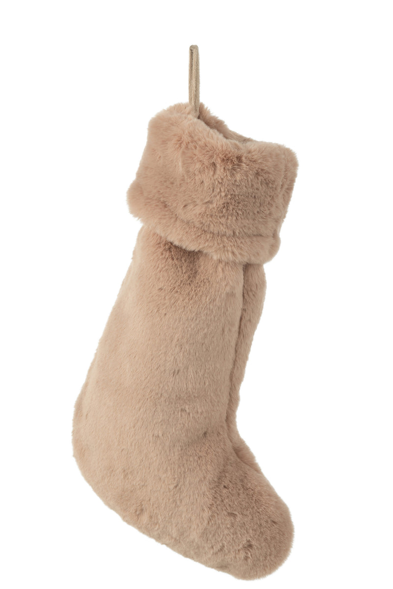 Christmas Stocking Cutie Polyester Camel 50cm