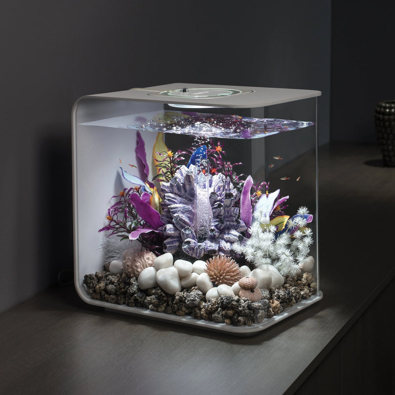 biOrb Flow Aquarium 30 Litre with Multi Colour LED Light-Remote Control White