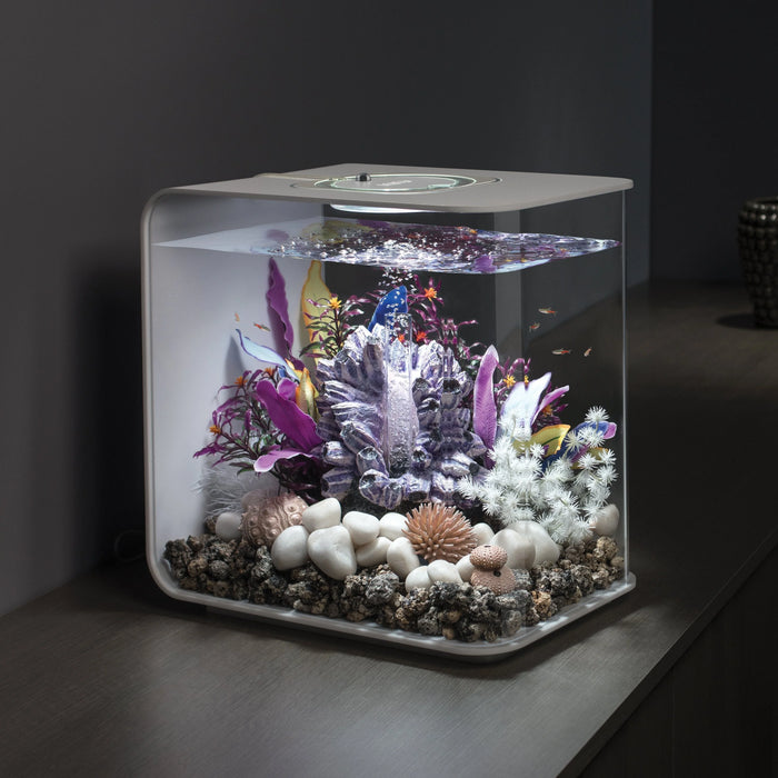 biOrb Flow Aquarium 30 Litre with Multi Colour LED Light-Remote Control White