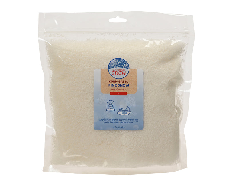 Fine Snow White Decorative Loose Snow 26 × 24 × 6 cm
