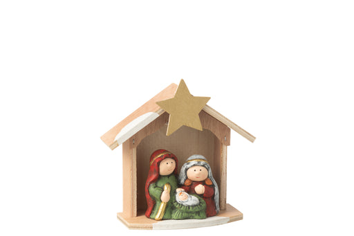 Small LED Porcelain Nativity Scene