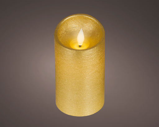 LED Realistic Waving Candle Gold 13.5 cm