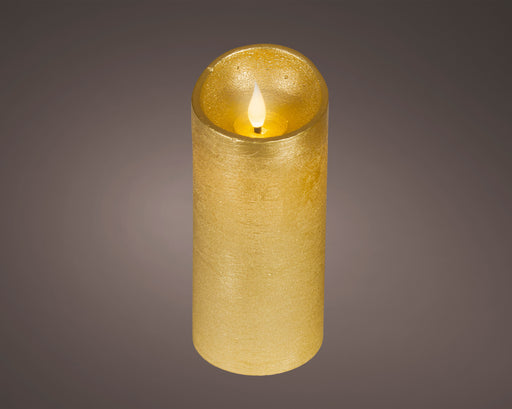 LED Realistic Moving Candle Gold 17 cm