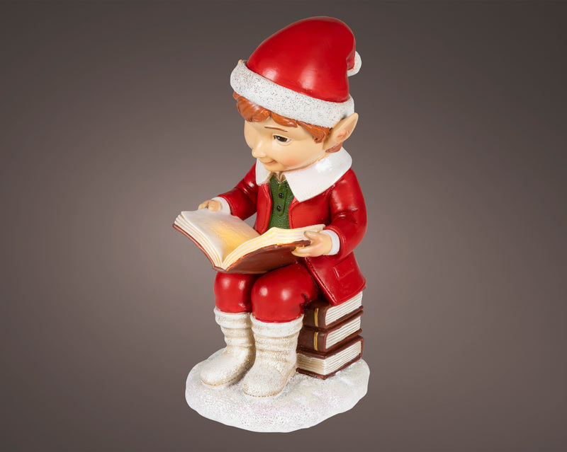 Battery Operated Elf Reading Book