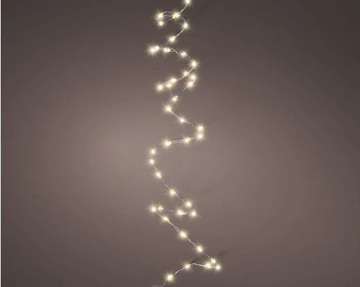 100 Lumineo Micro LED Extra Dense With Lights Steady | Battery Operated (159 cm)