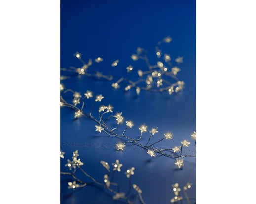 100 Lumineo Micro LED Compact Steady Lights | Battery Operated - Warm White 120cm
