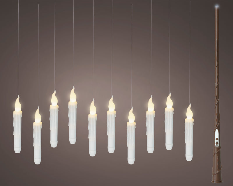 Battery Operated Magic Floating LED Candles with Wand