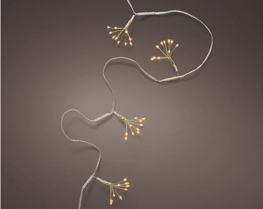 90 Lumineo Micro LED Stringlights Battery Operated Classic Warm White (L.200cm)