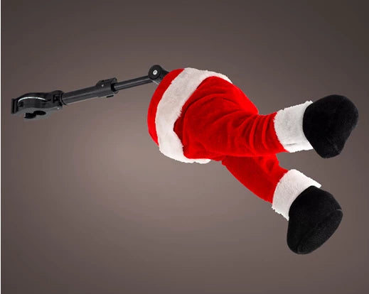 Santa Clause Moving Legs Red (L.15cm W.10cm H.34cm)