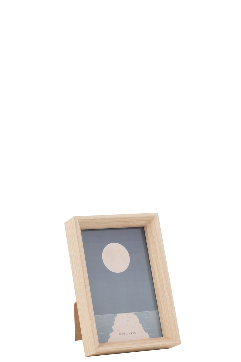 Photo Frame Sylvie Mdf Natural Small 17cm