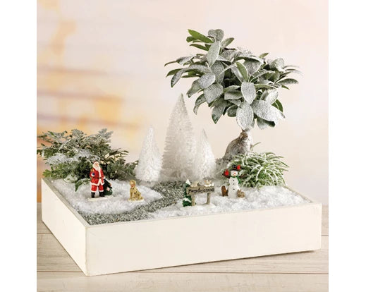 Xmas Snowy Pine Trees (Pack of 9)