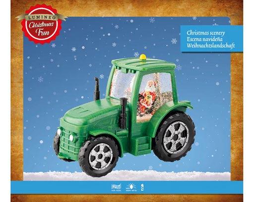 Illuminated Water Spinner Tractor Warm White