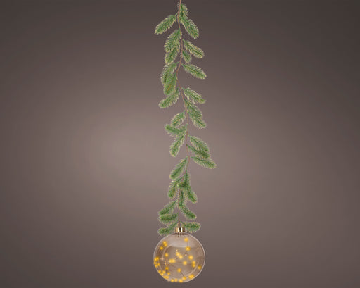 LED Glass Ornament Classic Warm 19 cm