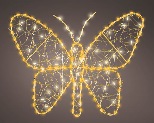 LED Butterfly Frame White 1 cm