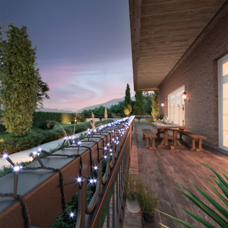 Lumino - Premium Solar 360 LED Stringlights Cool White