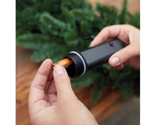 48 Lumineo Durawise Battery Christmas Lights Warm White LED 3.5M Black Cable Suitable For Indoor & Outdoor Use