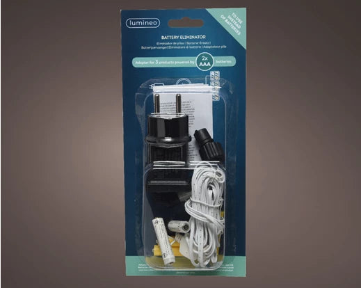 Lumineo Battery Eliminator (Replaces 3 products powered by 2xAAA Batteries)