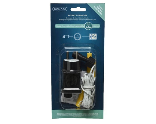 Lumineo Battery Eliminator (Replaces 1 Product Powered by 3xAAA Batteries)