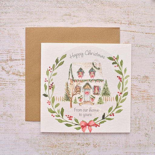 Happy Christmas Home Greeting Card