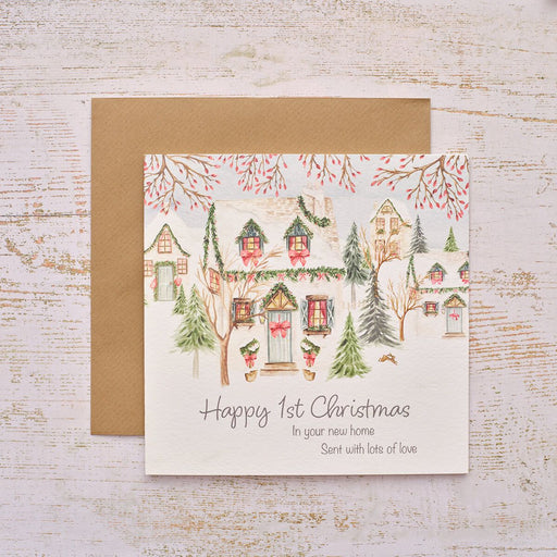1st Christmas New Home Greeting Card