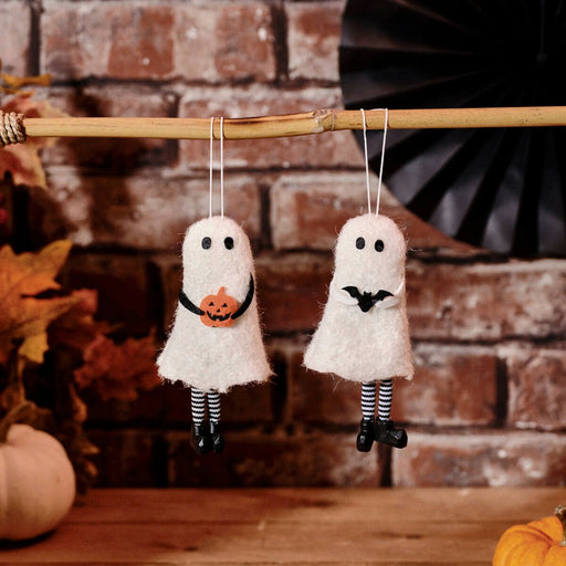 Ghost hanger with bat and pumpkin – assorted designs – Richard Lang