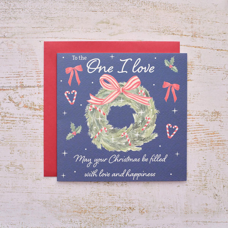 The One I Love Christmas Greeting Card