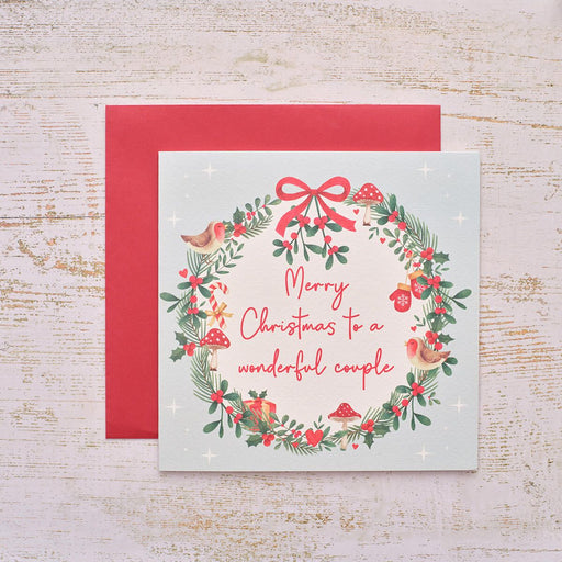 Wonderful Couple Christmas Greeting Card