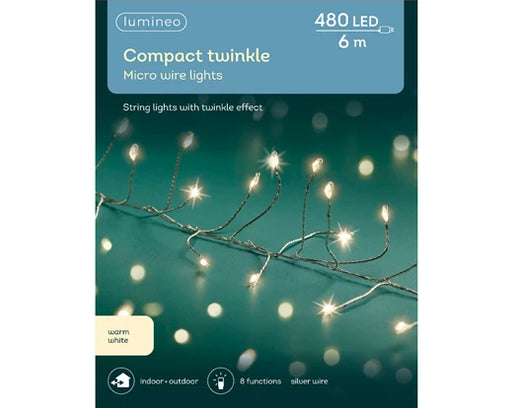 Compact Micro Warm White 600 cm 8-Function Twinkle