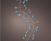 960 LED Lumineo Compact Twinkle Micro Wire Lights Blue Colour - Silver Wire (12 meters)