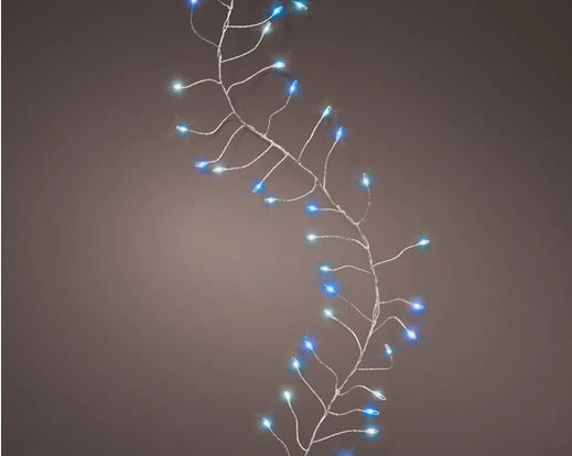 960 LED Lumineo Compact Twinkle Micro Wire Lights Blue Colour - Silver Wire (12 meters)