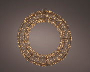 LED Wreath Round Black 7 cm