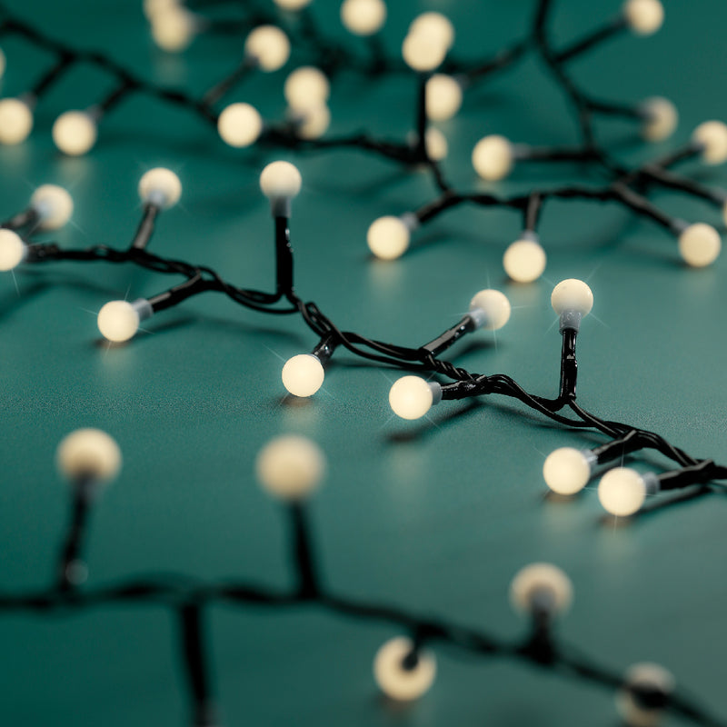 Lumineo 500 Cherry Compact Twinkle Lights White 11m