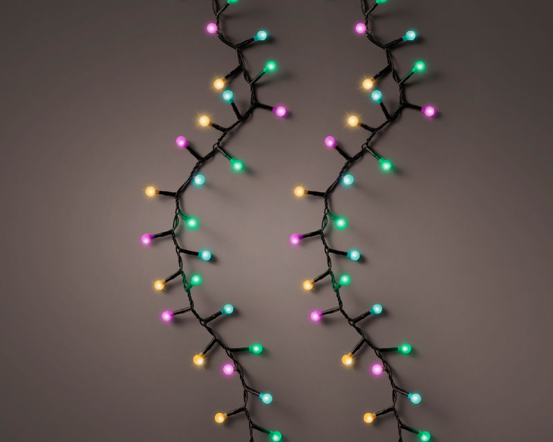 Lumineo 500 Cherry Compact Twinkle Lights Multi-colour 11m