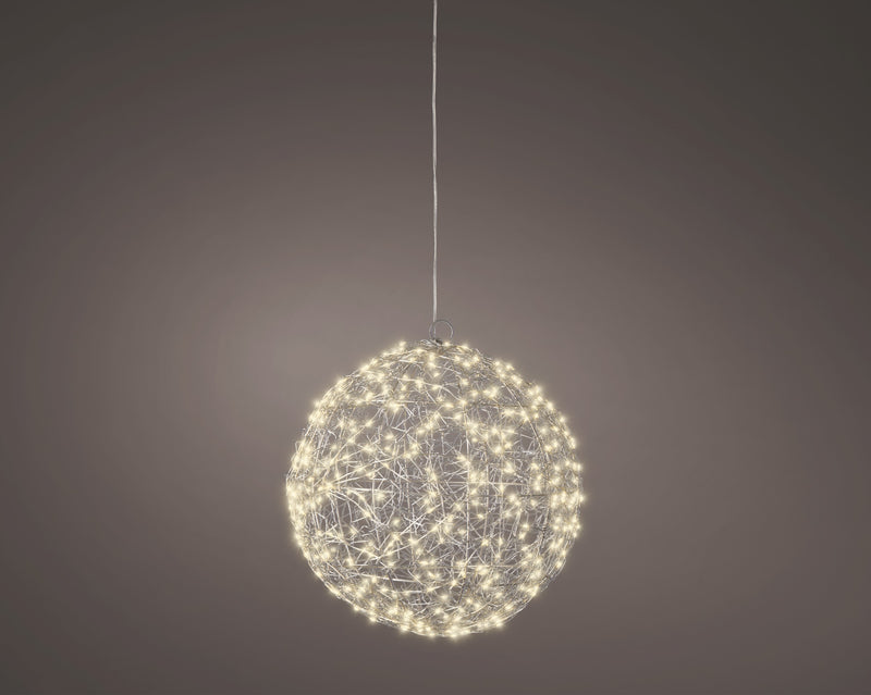 Lumineo Sphere With 400 Warm White Micro Lights 28cm Diameter