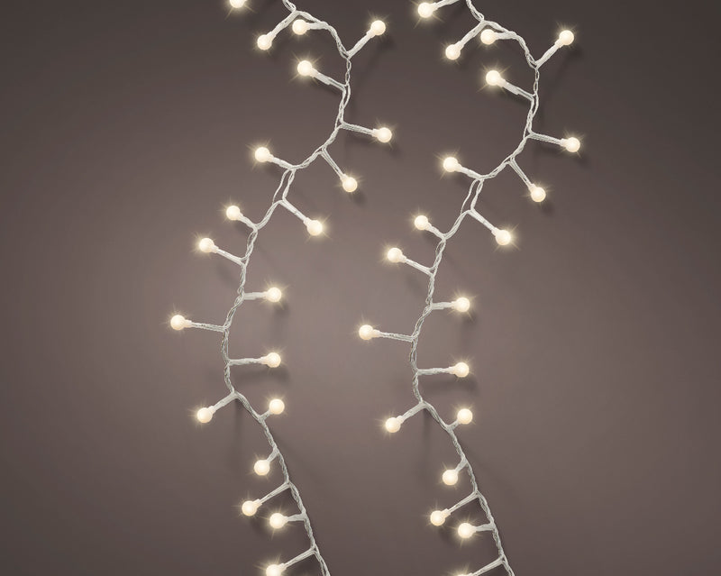 Lumineo 500 Cherry Compact Twinkle Lights Warm White with Transparent Cable 11m