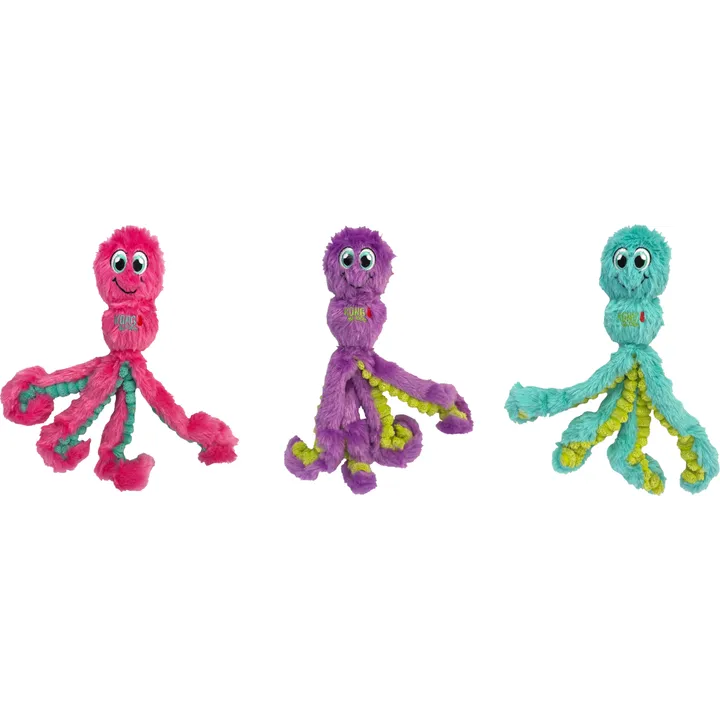 KONG Wubba Octopus Pink/Purple/Blue (23cm)
