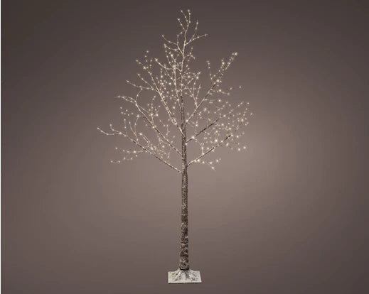 Brown Snow-Finish Micro LED Tree – 180 cm