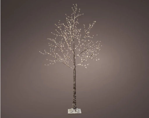 Brown Snow-Finish Micro LED Tree – 180 cm