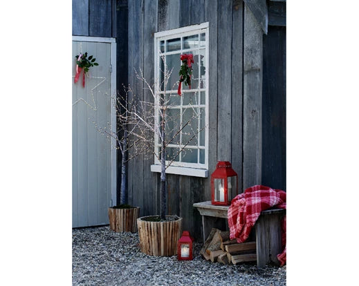 Brown Snow-Finish Micro LED Tree – 180 cm