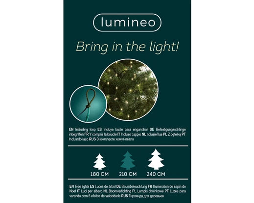 Micro LED Tree Bunch Steady Effect 672 Warm White Lights 16 Spring 2.1m