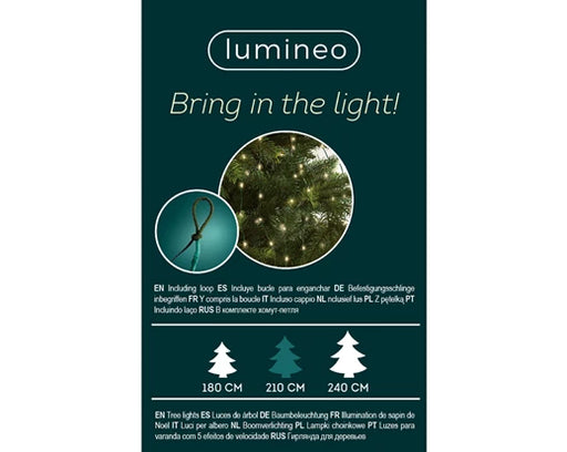 Micro LED Tree Bunch Steady Effect 672 Warm White Lights 16 Spring 2.1m