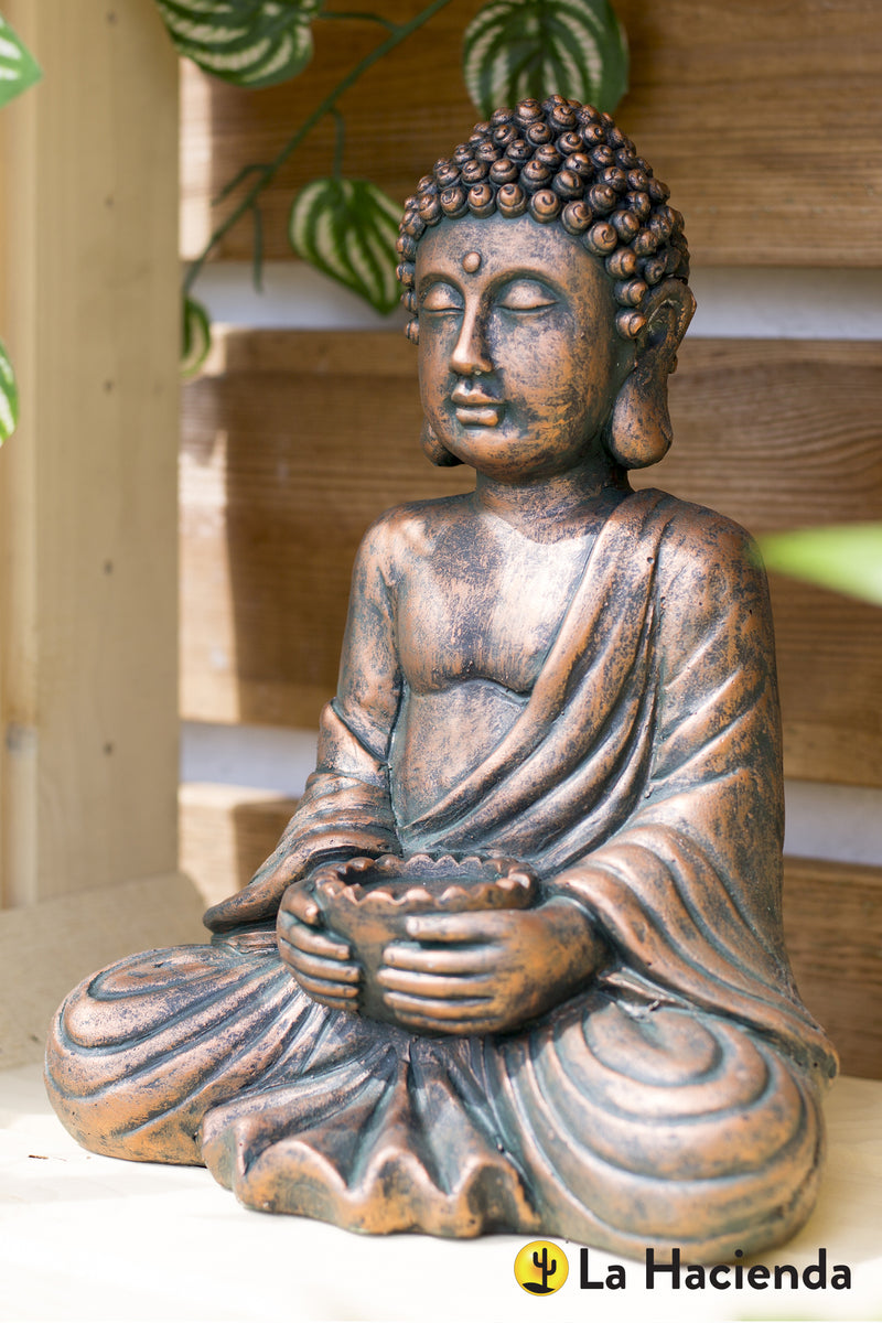 La Hacienda Buddha Seated Medium 30x25x18cm