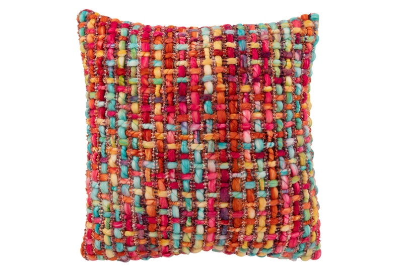 Cushion Knitted Acrylic Multicolored 50x50cm