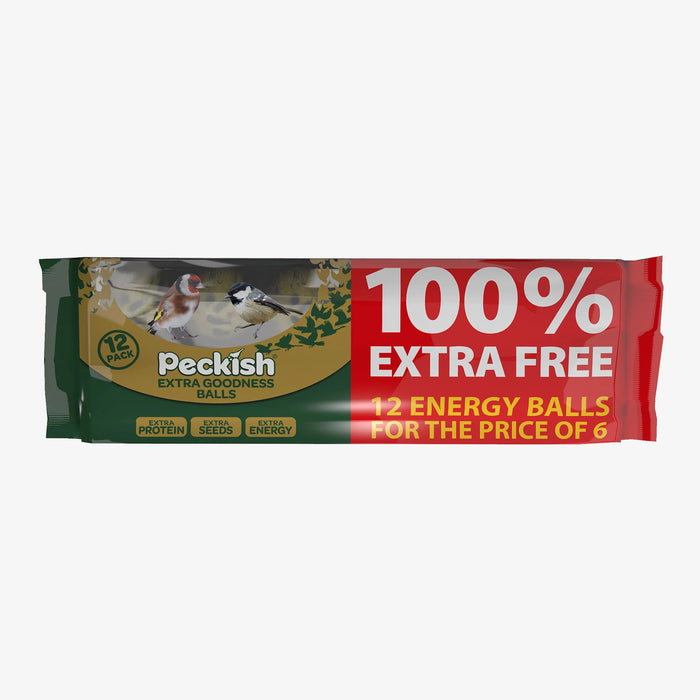 Peckish Extra Goodness Energy Balls 6 Pack + 6 Extra Free