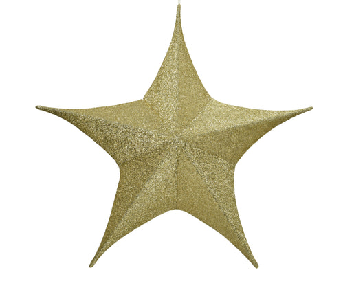 Hanging Star Gold Polyester 60 cm