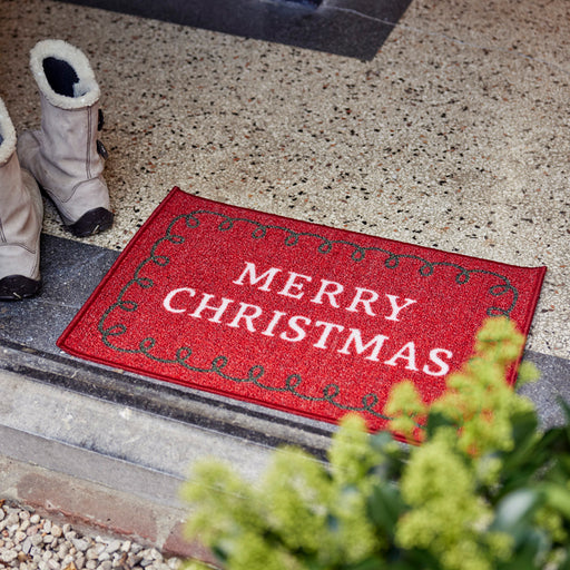 Christmas Doormat Rectangular 40 × 60 cm Multi-Colour – 6 Assorted Designs – additional view