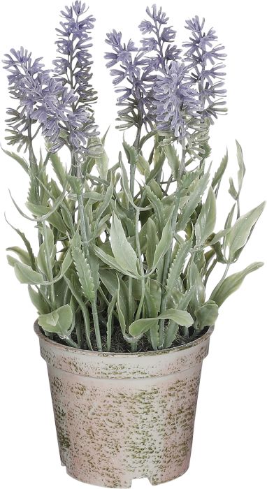 Artificial Lavender in pot purple (21.5 x 12 cm)